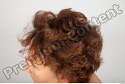 Head Woman White Slim Wrinkles Female Studio Poses